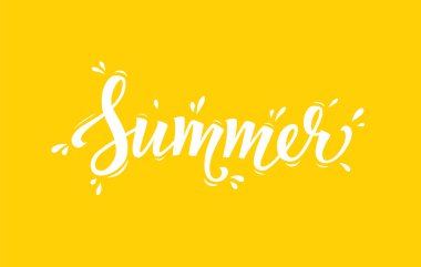 Yazı yaz. Vektör çizim