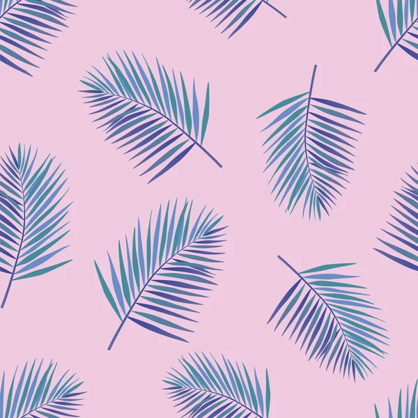 Palm tropikal yaprak seamless modeli.
