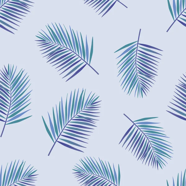 Пальмовые листья без узора . — стоковый вектор