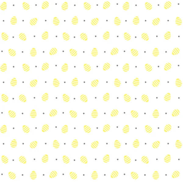 Seamless easter pattern with eggs — Stock Vector