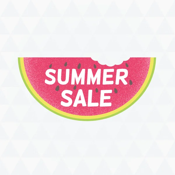 Summer Sale kokoelma. Vektori kolmionmuotoinen tausta waterm — vektorikuva