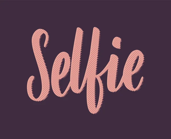 Selfie — Stock Vector
