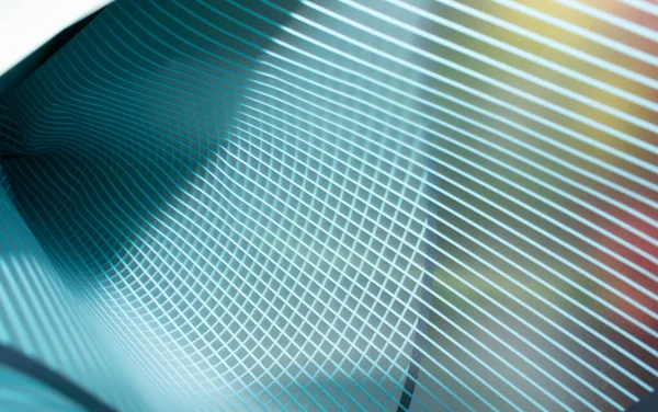 Blauer Hintergrund Mit Linien Und Zellen Obstraktion Konzeptionelle — Stockfoto