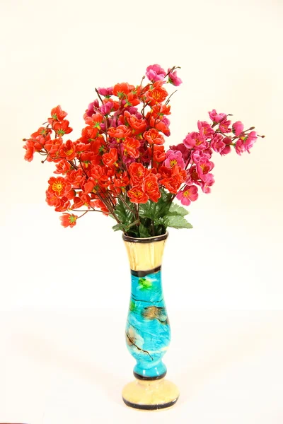 Artistic vase with flowers — Stock Photo, Image