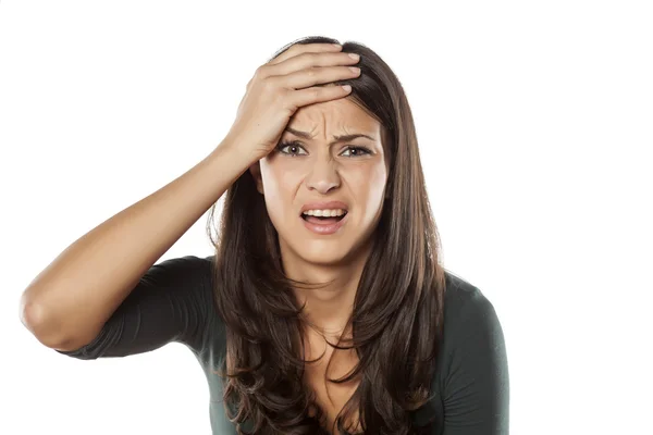 Frustrated young woman — Stock Photo, Image