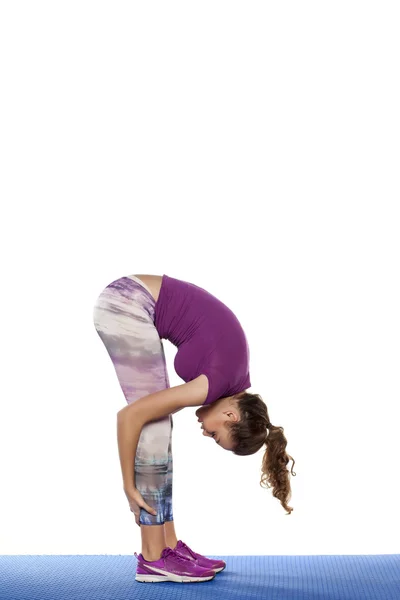 Fundamentele yoga oefeningen — Stockfoto