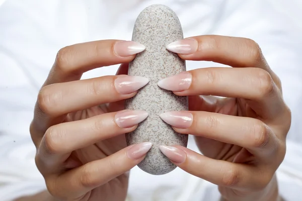 Nice manicured nails — Stock Photo, Image