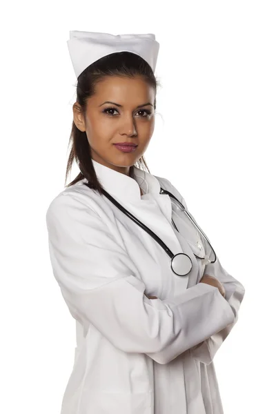 Mladý krásný zdravotní sestra — Stock fotografie