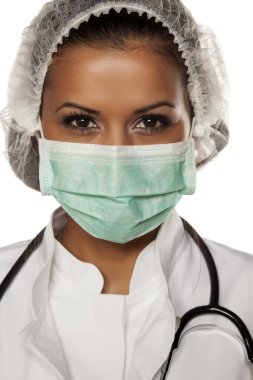 genç kadın doktor 