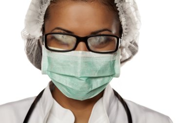 genç kadın doktor 