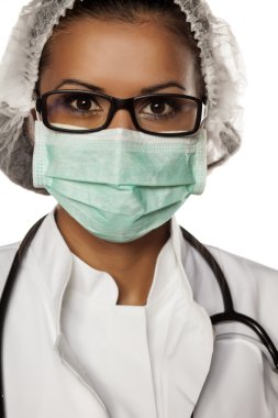 genç kadın doktor 