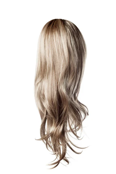 Long curly gray wig — Stock Photo, Image