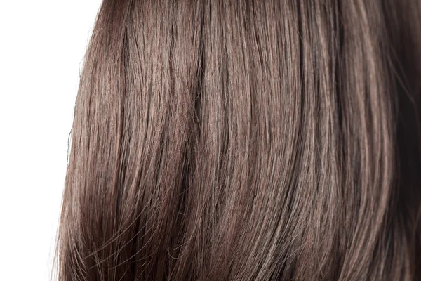 Egyenes emberi haj — Stock Fotó