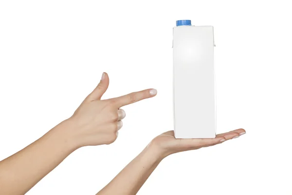 Pudełko mleka — Zdjęcie stockowe