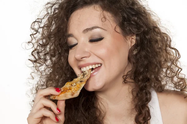 Me encanta la pizza — Foto de Stock