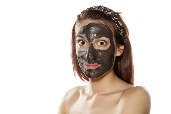 Cuidado de la piel - mascarilla facial — Foto de Stock