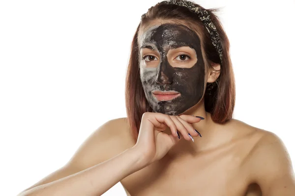 Skincare - face mask — Stock Photo, Image