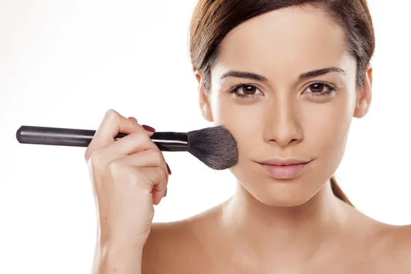 Make-up Puder — Stockfoto