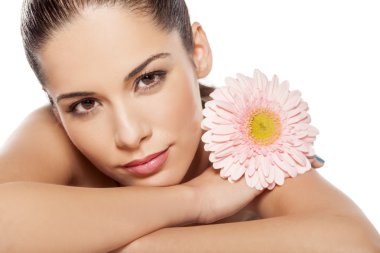 gerbera kadınla