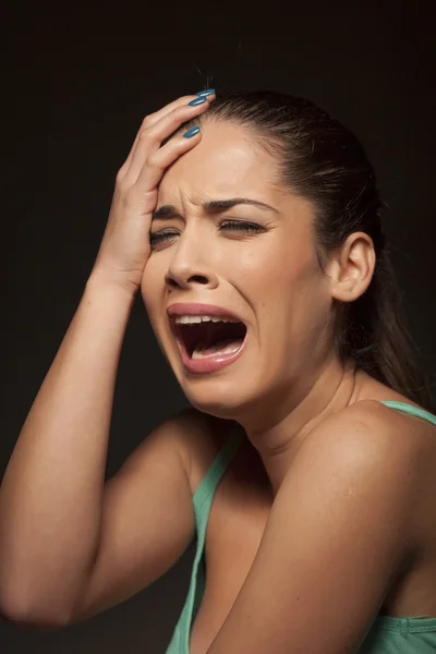 Weeping woman — Stock Photo, Image