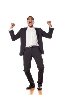 Koyu tenli işadamı