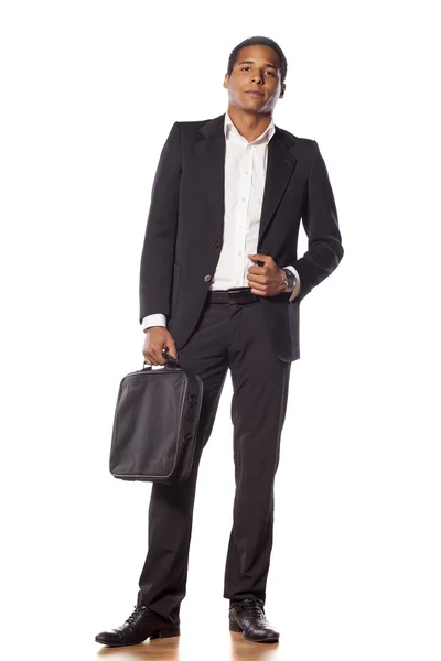 Dark-skinned businessman — Stock Photo, Image