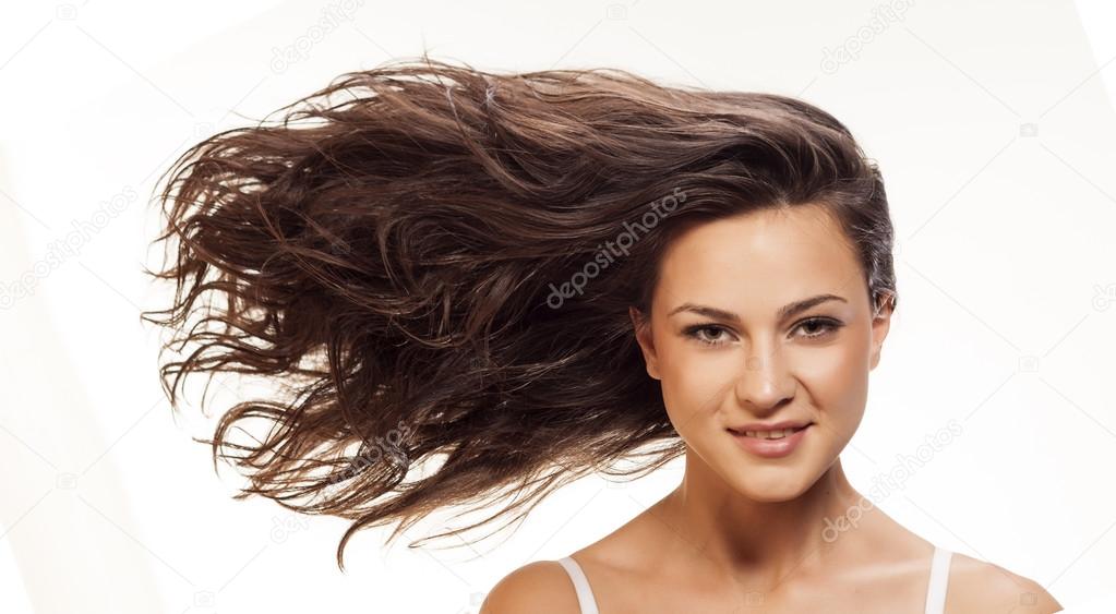 Windy hair