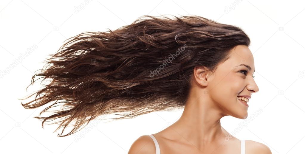 Windy hair