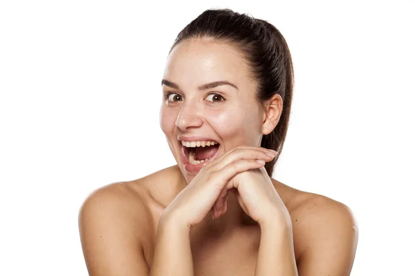 Mujer feliz — Foto de Stock