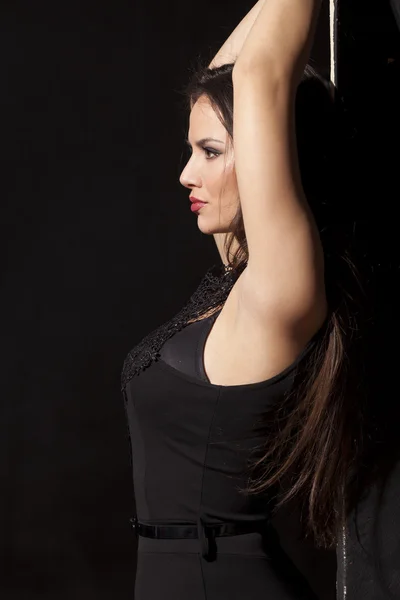 Mujer con el pelo largo — Foto de Stock