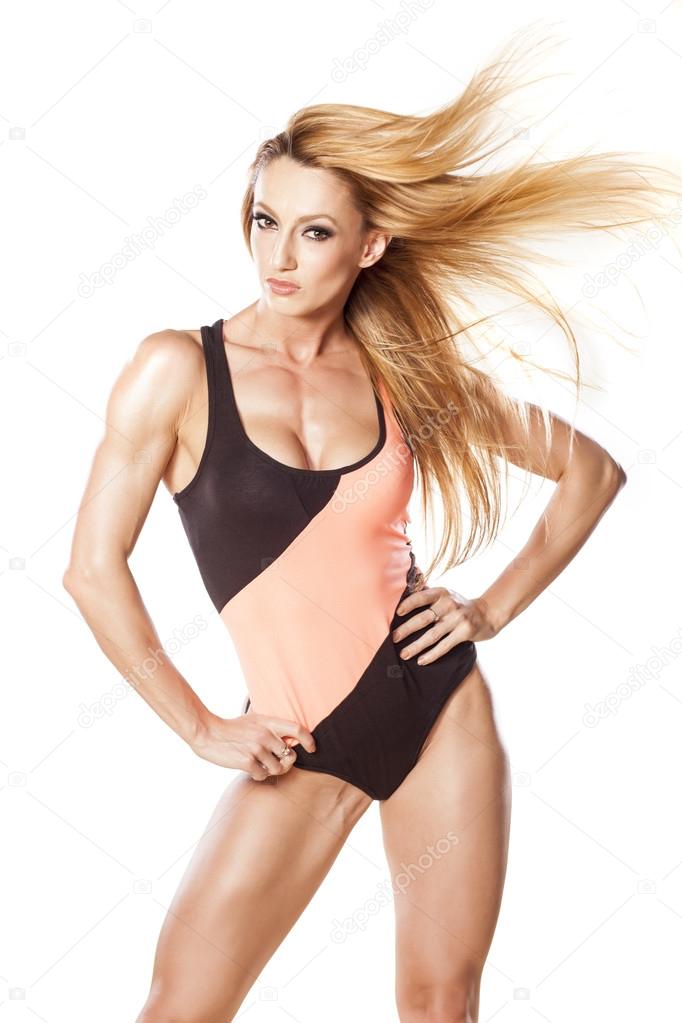 Muscular woman