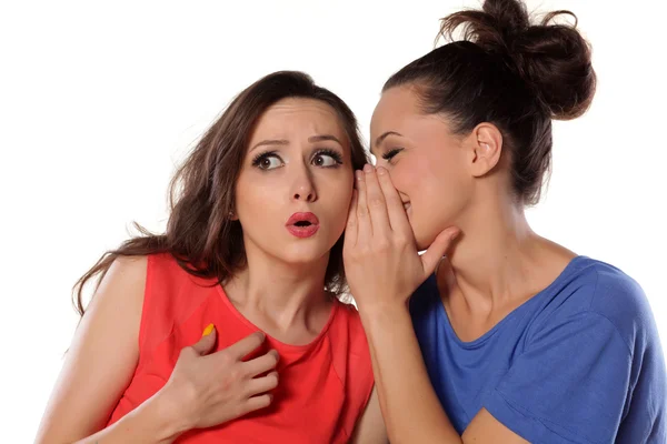 Gossip ragazza — Foto Stock