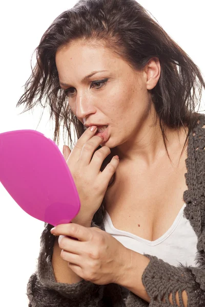 Mujer descuidada — Foto de Stock