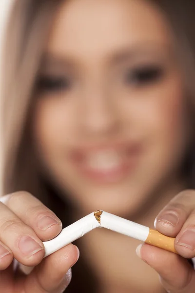 Smoking quitter — Stock Photo, Image