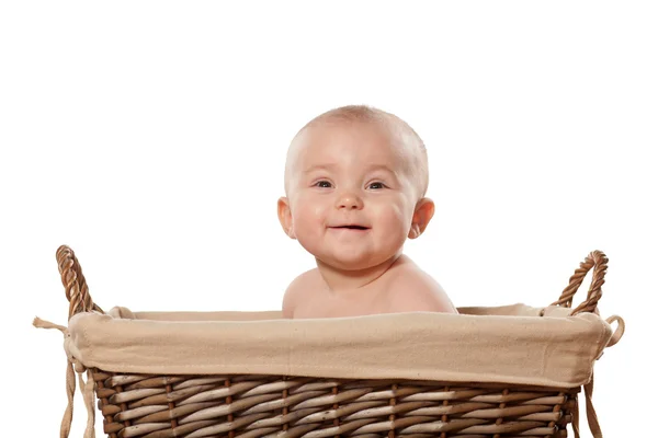 上一条毛巾宝宝 — 图库照片