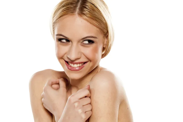 Seductive smile — Stock Photo, Image