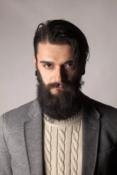 Hombre con barba —  Fotos de Stock