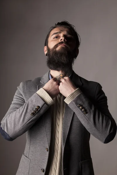 Homem com barba — Fotografia de Stock