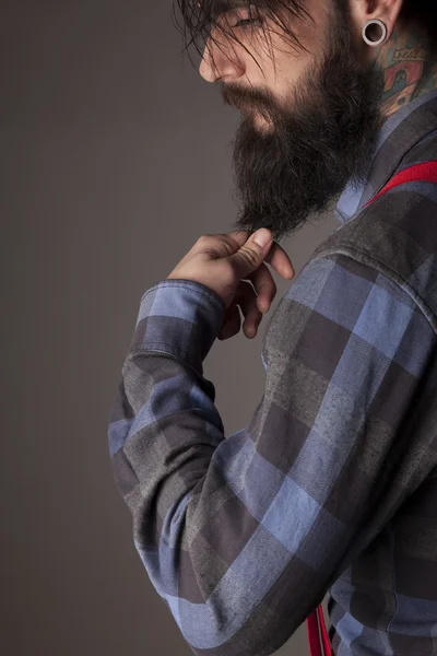 Man with beard — Stock Photo, Image