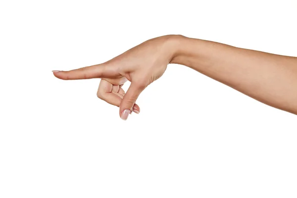 Hand pointing — Stock Photo, Image