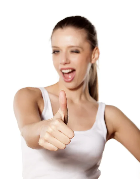 Thumb up — Stock Photo, Image