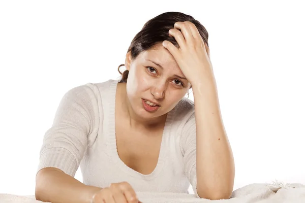 Unsatisfied woman — Stock Photo, Image