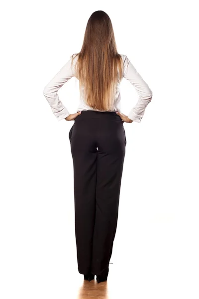 Business woman from behind — Stock Photo, Image