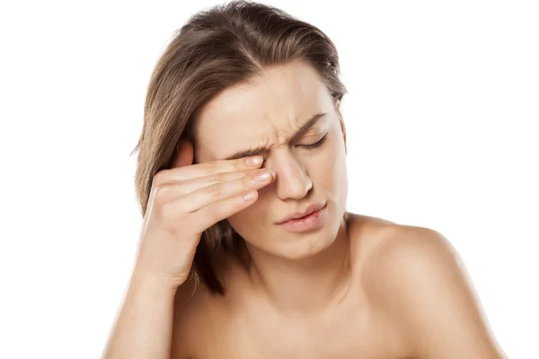 Painful eye — Stock Photo, Image