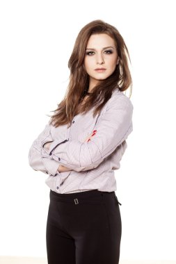 ciddi bir iş kadını