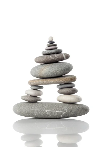 Kiegyensúlyozott verem a kövek — Stock Fotó
