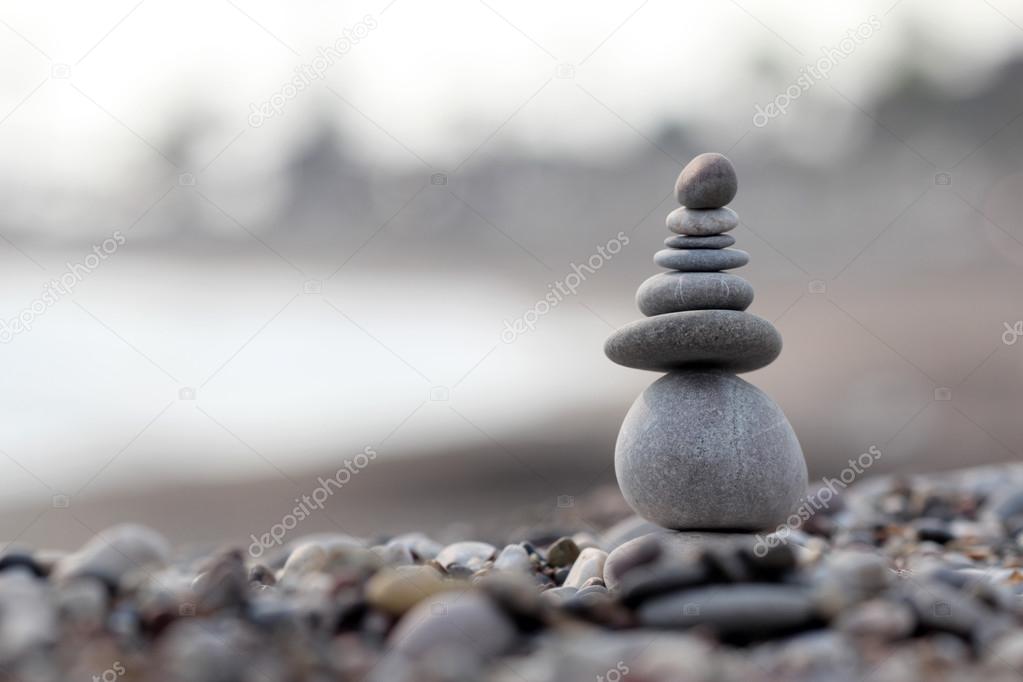 pile of balanced stones