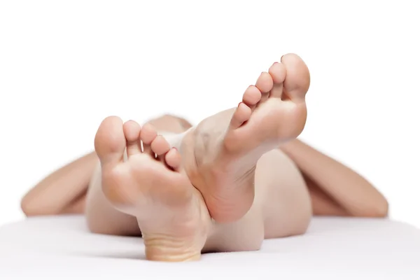 Gładki kobiece stopy — Zdjęcie stockowe