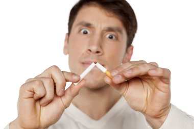 I want to quit smoking clipart