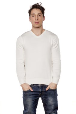 Casual genç adam